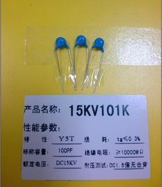 Y5T 15KV101K 15KV Résistance à film de carbone 100pf Condensateur céramique haute tension