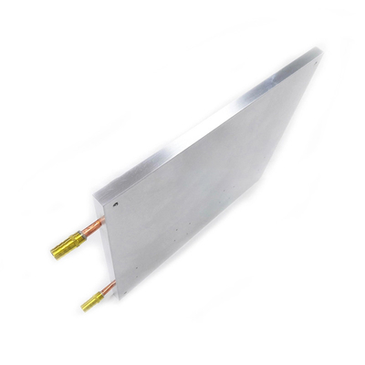 Plat de refroidissement par liquide de profils en aluminium, plat froid avec des caloducs