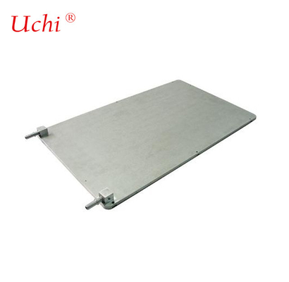 Invertisseur photovoltaïque Plaque de refroidissement liquide de haute puissance Radiateur extrudé en aluminium ou tuyau enterré à la pelle