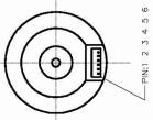 37 mm OD boîte de vitesses standard BLDC moteur de vitesses planétaires 8 pôles