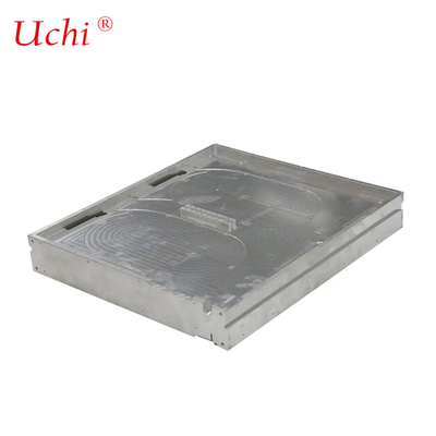 Plaque de refroidissement en fibre optique d'aluminium soudage par friction Plaque froide liquide