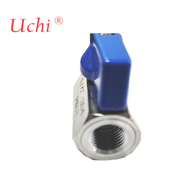 Plaque de refroidissement de l'eau soupape d'eau en acier inoxydable 304 Double extérieur intérieur et extérieur fil Micro mini soupape à bille