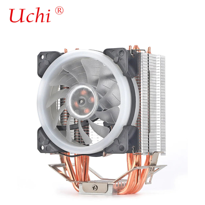 4 refroidissement du radiateur par tuyau de chauffage en cuivre Pour ordinateur CPU Intel I3 I5 I7 LGA1150 1156 1200 1366 1700 2011 AMD AM4 AM5 Cooler