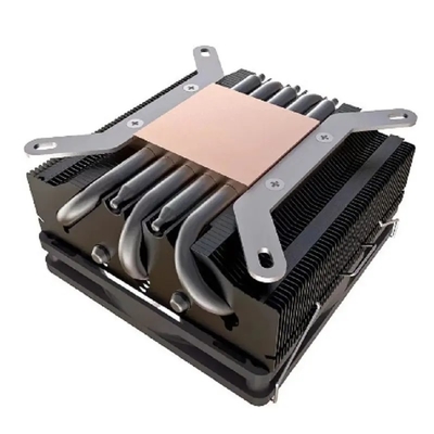 Radiateur de chauffage I3 I5 I7 I9 Lga775 1150 1151 1155 1156 1700 1366 2011 AMD AM4 AM5 Fénateur de refroidissement de processeur horizontal universel Noir