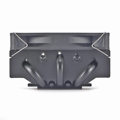 Radiateur de chauffage I3 I5 I7 I9 Lga775 1150 1151 1155 1156 1700 1366 2011 AMD AM4 AM5 Fénateur de refroidissement de processeur horizontal universel Noir