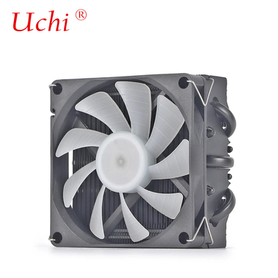 Radiateur de chauffage I3 I5 I7 I9 Lga775 1150 1151 1155 1156 1700 1366 2011 AMD AM4 AM5 Fénateur de refroidissement de processeur horizontal universel Noir