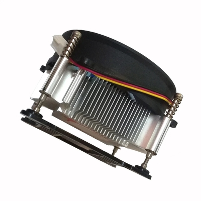 Radiateur de centre de cuivre 12V DC TDP 75W Pour le refroidissement du processeur de PC 4 broches prise PWM 1700 1200 1150 1151 1155 1156 Cpu ventilateur refroidisseur d'air