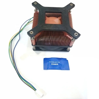 Dissipation de la chaleur par la graisse TDP 60W Cpu refroidisseur ventilateur silencieux Pwm 3 broches 4 broches I3 I5 Intel Lga775 1150 1151