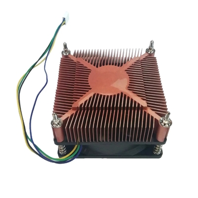 Dissipation de la chaleur par la graisse TDP 60W Cpu refroidisseur ventilateur silencieux Pwm 3 broches 4 broches I3 I5 Intel Lga775 1150 1151