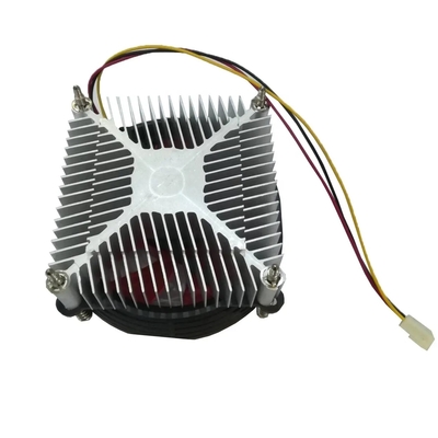 Cpu refroidisseur PC Intel Processeur Socket Lga775 115 Ventilateur de dissipateur de chaleur en aluminium 3-Pin 4-Pin Pwm Fonction