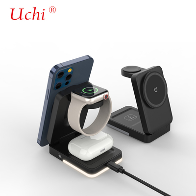 Private Mold G12 pliable multi-fonctionnel à recharge rapide trois en un chargeur sans fil pour smartphones montres écouteurs