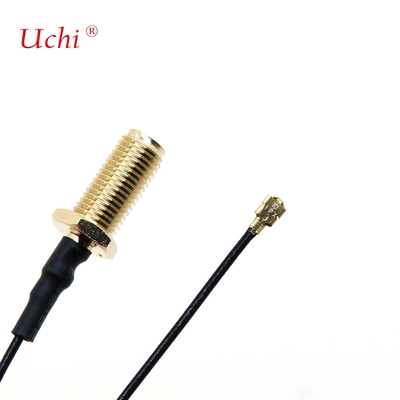 Booster d'antenne WiFi avec câbles de communication coaxial de 15 cm 6 pouces 1,13 mm RP-SMA féminin à UFL