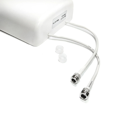 5G 698-2700MHz 2t2r MIMO Panneau d'antenne avec N-femme *2 et faible PIM -150dBc