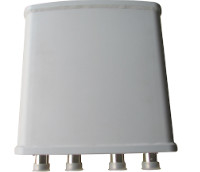 Antenne à double polarisation extérieure à 4 ports 698-960/1710-2700/3300-4000MHz Station de base Antenne GSM 2G 2G 4G 5G Equipement RF