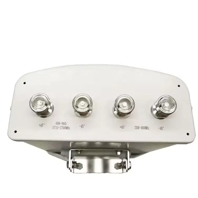 Antenne à double polarisation extérieure à 4 ports 698-960/1710-2700/3300-4000MHz Station de base Antenne GSM 2G 2G 4G 5G Equipement RF