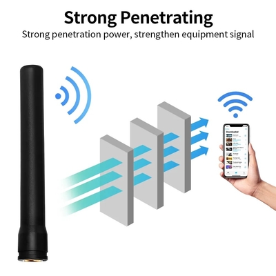 Connecteur masculin SMA hexagonal droit 433 MHz Récepteur 433 MHz Antenne en caoutchouc externe Lora
