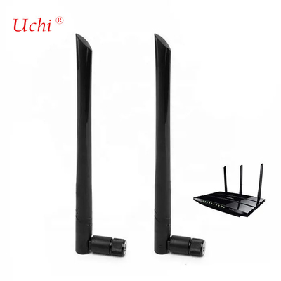 Routeur externe à haut gain sans fil flexible 2.4G 5.8G longue portée WiFi en caoutchouc à double bande 2.4g Routeur antenne