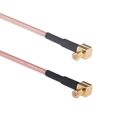Cable coaxial IoT 50 Ohm RG316 90 degrés MCX à MCX Assemblage de câble mâle