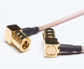 90 degrés SMB mâle à angle mâle prise féminine avec câble coaxial RG316 50ohm