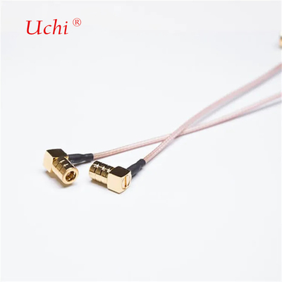 90 degrés SMB mâle à angle mâle prise féminine avec câble coaxial RG316 50ohm