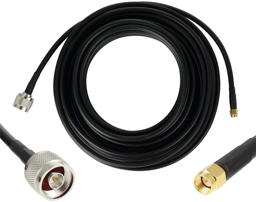 RG58 SMA mâle à TNC mâle faible perte 50 Ohm RF câble coaxial adaptateur TNC à SMA câble d'extension pour les appareils LAN sans fil