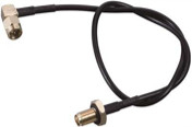CRC9JW/FK fil de connexion coaxial à haute fréquence RG174 CRC9 mâle courbé F femelle 15 cm tout fil RF en cuivre