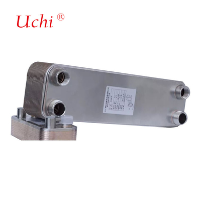 Plaque brasée en acier inoxydable B3-52 pour le chauffage de l'eau à la vapeur échangeur de chaleur micro-canal 5HP à 15HP