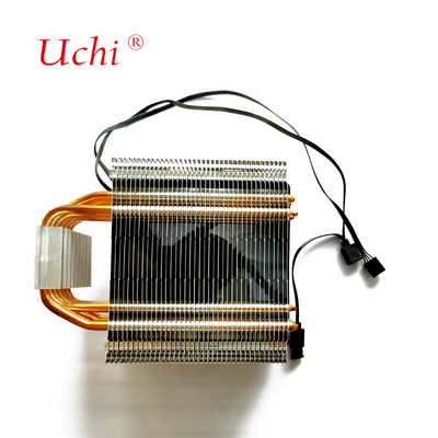Ventilateur de 120 mm pour refroidisseur de CPU d'ordinateur, livré avec 6 caloducs pour un contrôle de température à haute efficacité