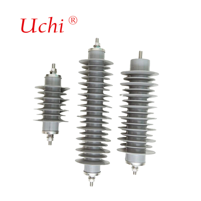 10kV 10kA Polymère oxyde métallique éclair HV MV Surge Arrester
