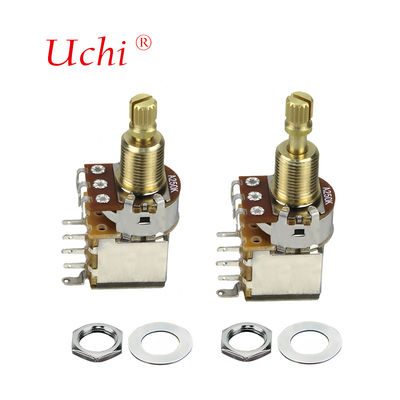 Bouton de volume de guitare électrique à simple bobinage RV168 et potentiomètre de tonalité