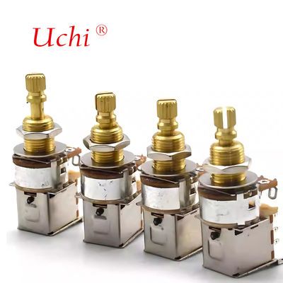 Bouton de volume de guitare électrique à simple bobinage RV168 et potentiomètre de tonalité