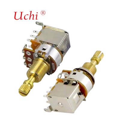 Bouton de volume de guitare électrique à simple bobinage RV168 et potentiomètre de tonalité