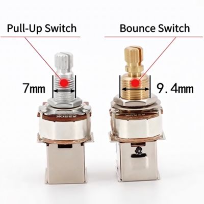 Bouton de volume de guitare électrique à simple bobinage RV168 et potentiomètre de tonalité