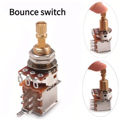 Bouton de volume de guitare électrique à simple bobinage RV168 et potentiomètre de tonalité