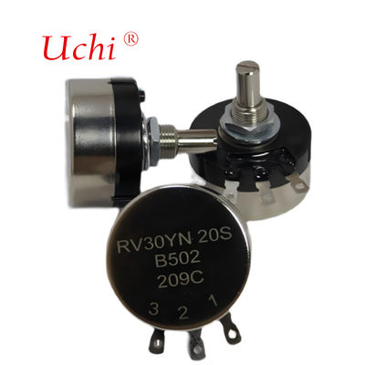 RV30YN20S Potentiomètre rotatif ajustable à film de carbone monocouche 50k Convertisseur de fréquence Régulation de vitesse