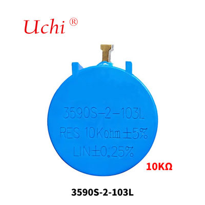 Potentiomètre rotatif de précision bobiné multi-tours 3590 10k Ohm 5% 2w