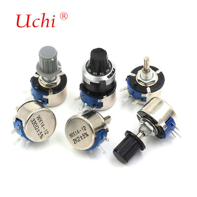 WX14-12 3w Potentiomètre rotatif bobiné monoculaire Rv12mm