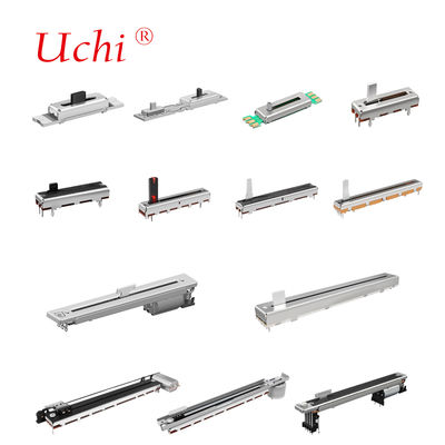 WH3012P 30 mm 45 mm Stéréo double potentiomètre coulissant B10K potentiomètre coulissant de voyage