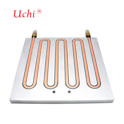 1500W IGBT module de refroidissement par eau évier à chaleur plaque d'aluminium métal évier à chaleur refroidi par liquide