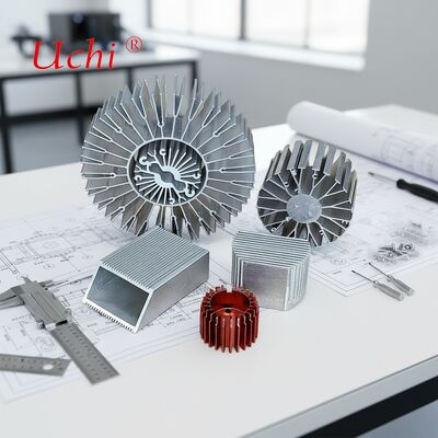 30W évier de chaleur tubulaire anodisé évier de chaleur à voûte