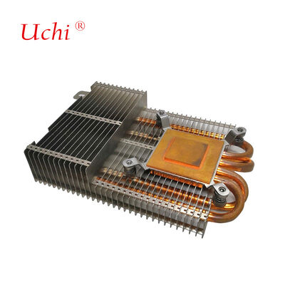 Disque à chaleur composite actif empilé à la nageoire d'aluminium