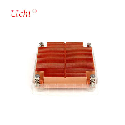 Disque à chaleur à nageoires épaisses en cuivre sur mesure