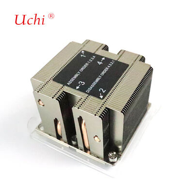 Disque thermique extrudé noir pour l'usinage CNC - CPU et application serveur