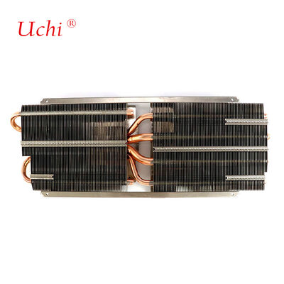 Pipe de chauffage en aluminium à nageoires de 580 W, dissipateur de chaleur