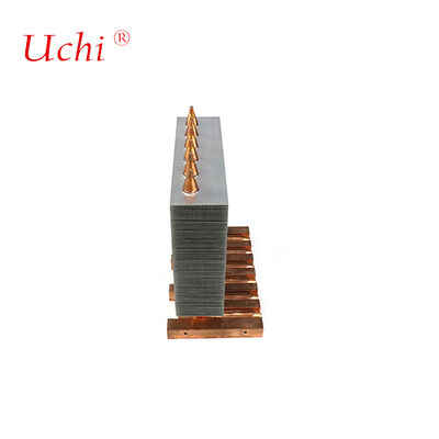 Pipe de chauffage à fermeture à glissière soudée évier thermique pour équipement médical