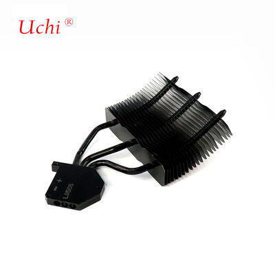 Disque à chaleur LED en aluminium noir de haute précision