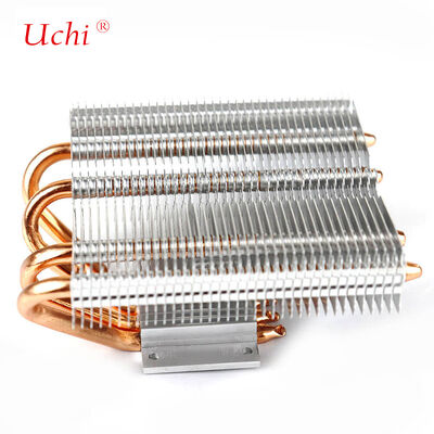 Pipe à chaleur refroidissement thermoélectrique CPU en aluminium évier à chaleur en cuivre