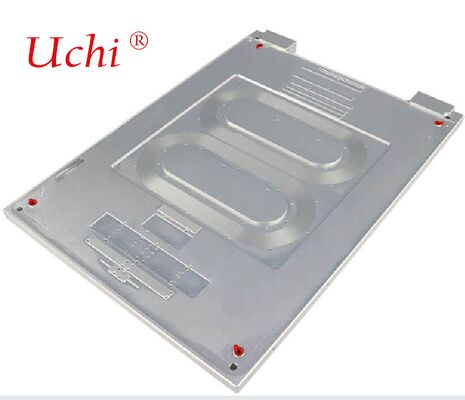 Pipe en cuivre en double boucle en fibre laser à refroidissement par eau Plaque froide