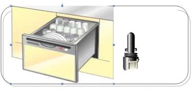 Sonde de température de détection et de contrôle NTC de température de l'eau pour le lave-vaisselle