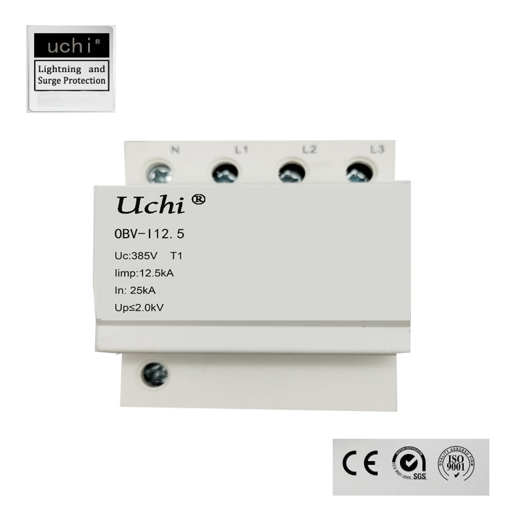 Dispositif de protection intégral de montée subite de type 1 d'Iimp 12.5kA SPD